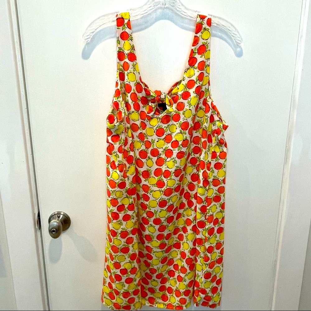 Bebop citrus print sundress.